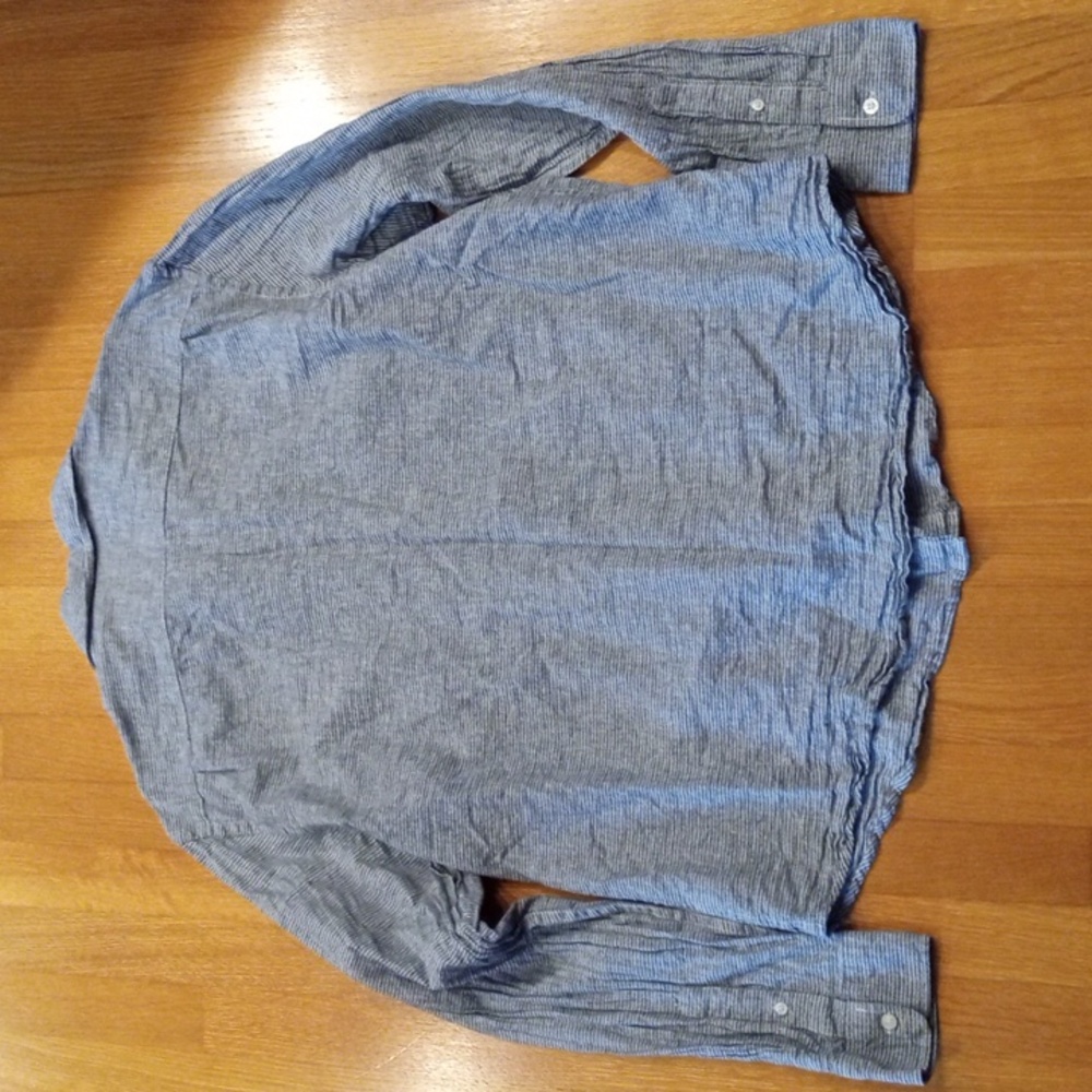 Old Navy Linen Blend Button Down Men's Shirt XL - Picture 4 of 4